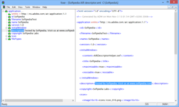 firstobject XML Editor screenshot