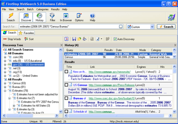FirstStop WebSearch Business Edition screenshot 2
