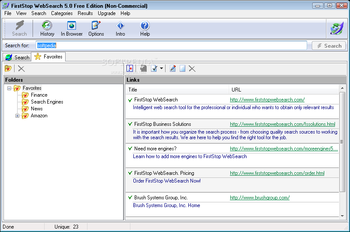 FirstStop WebSearch Standard Edition screenshot 2