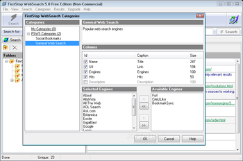 FirstStop WebSearch Standard Edition screenshot 5