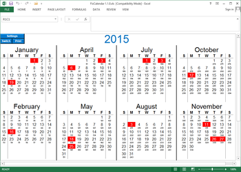 FisCalendar screenshot