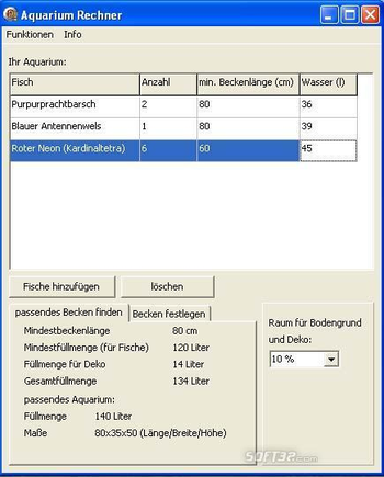 Fish Tank Calculator screenshot 2