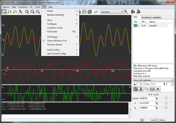 Fityk screenshot 6