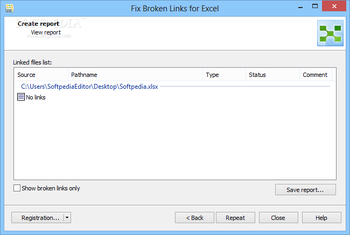 Fix Broken Links for Excel screenshot 4