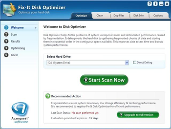 Fix-It Disk Optimiser screenshot 2