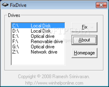 FixDrive screenshot