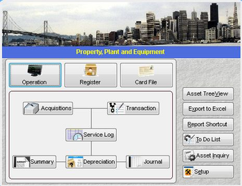 Fixed Asset Management System screenshot