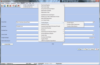 Fixed Asset Register screenshot 10