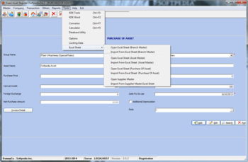 Fixed Asset Register screenshot 11