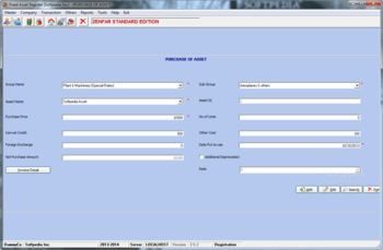 Fixed Asset Register screenshot 5