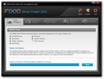 Fixio Driver Finder screenshot