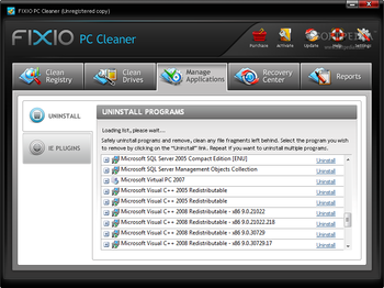 Fixio PC Cleaner 2010 screenshot 5