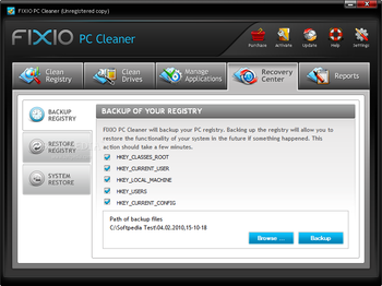 Fixio PC Cleaner 2010 screenshot 6