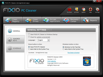 Fixio PC Cleaner 2010 screenshot 9