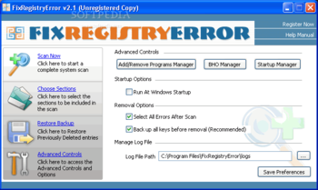 FixRegistryError screenshot 3