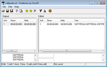 FixSrtLines screenshot