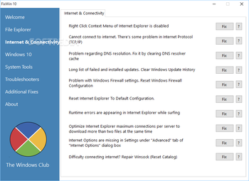 FixWin for Windows 10 screenshot 3