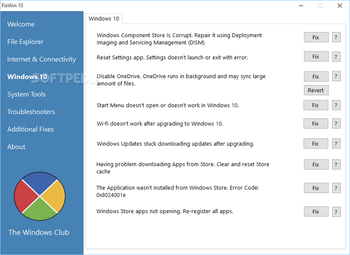 FixWin for Windows 10 screenshot 4