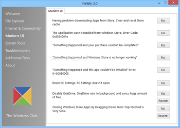 FixWin screenshot 4