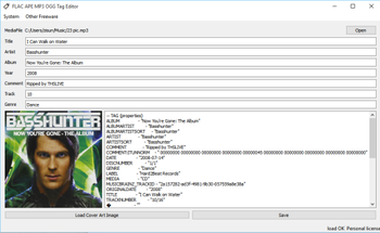 FLAC APE MP3 OGG Tag Editor screenshot