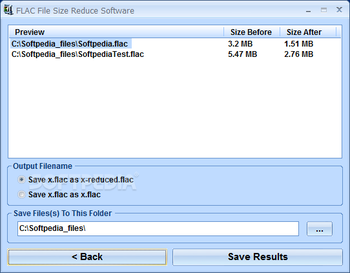 FLAC File Size Reduce Software screenshot 2