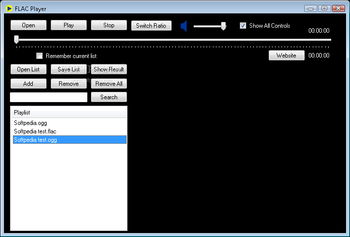 FLAC Player screenshot