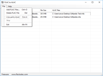 FLAC to ALAC screenshot 2