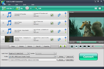 FLAC to MP3 Converter screenshot