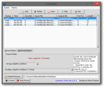 FLAC2ALAC screenshot
