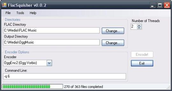 FlacSquisher screenshot