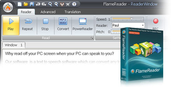 FlameReader screenshot