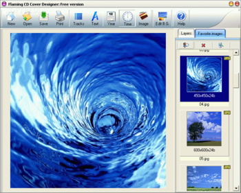 Flaming CD Burner/Cover Designer pro screenshot 2