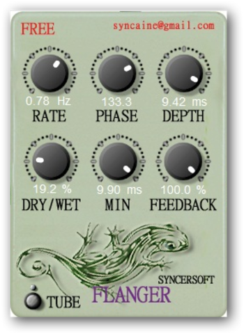 Flanger VST screenshot