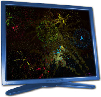Flaredance Firework Screensaver screenshot