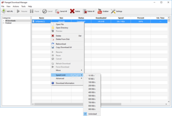 FlareGet Download Manager screenshot