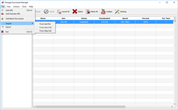 FlareGet Download Manager screenshot 2