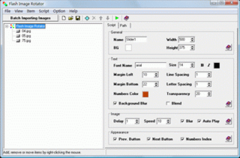 Flash Accordion Slideshow Maker screenshot