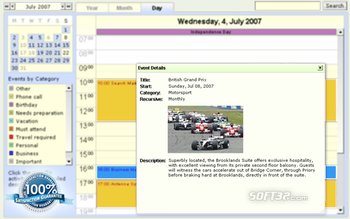 Flash Calendar Pro screenshot 2