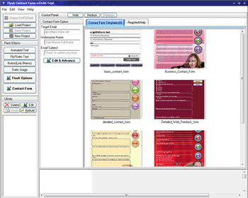 Flash Contact Form screenshot