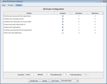 Flash CS5 ACE Exam Aid screenshot 3