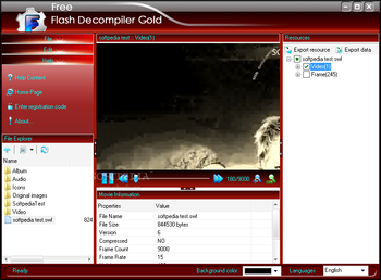 Flash Decompiler Gold screenshot