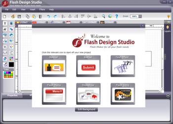 Flash Design Studio screenshot