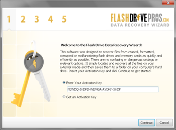 Flash Drive Data Recovery Wizard screenshot