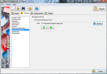 Flash EXE Builder screenshot 10