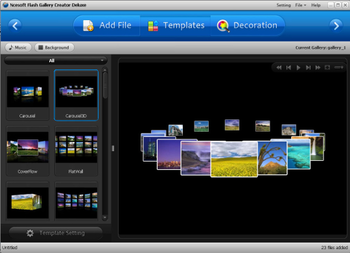 Flash Gallery Creator screenshot