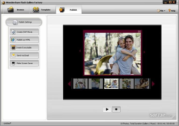 Flash Gallery Factory screenshot