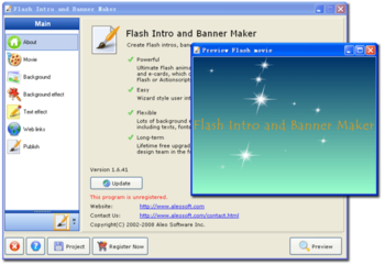 Flash Intro and Banner Maker screenshot