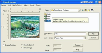 Flash Jigsaw Producer screenshot 2