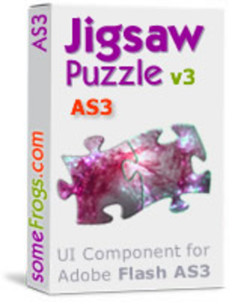 Flash JigsawPuzzle AS3 screenshot