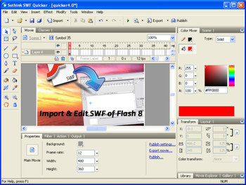 Flash Maker and Converter Suite screenshot